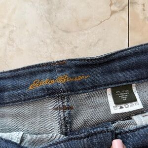 Eddie Bauer Women's Dark Blue Denim Skirt